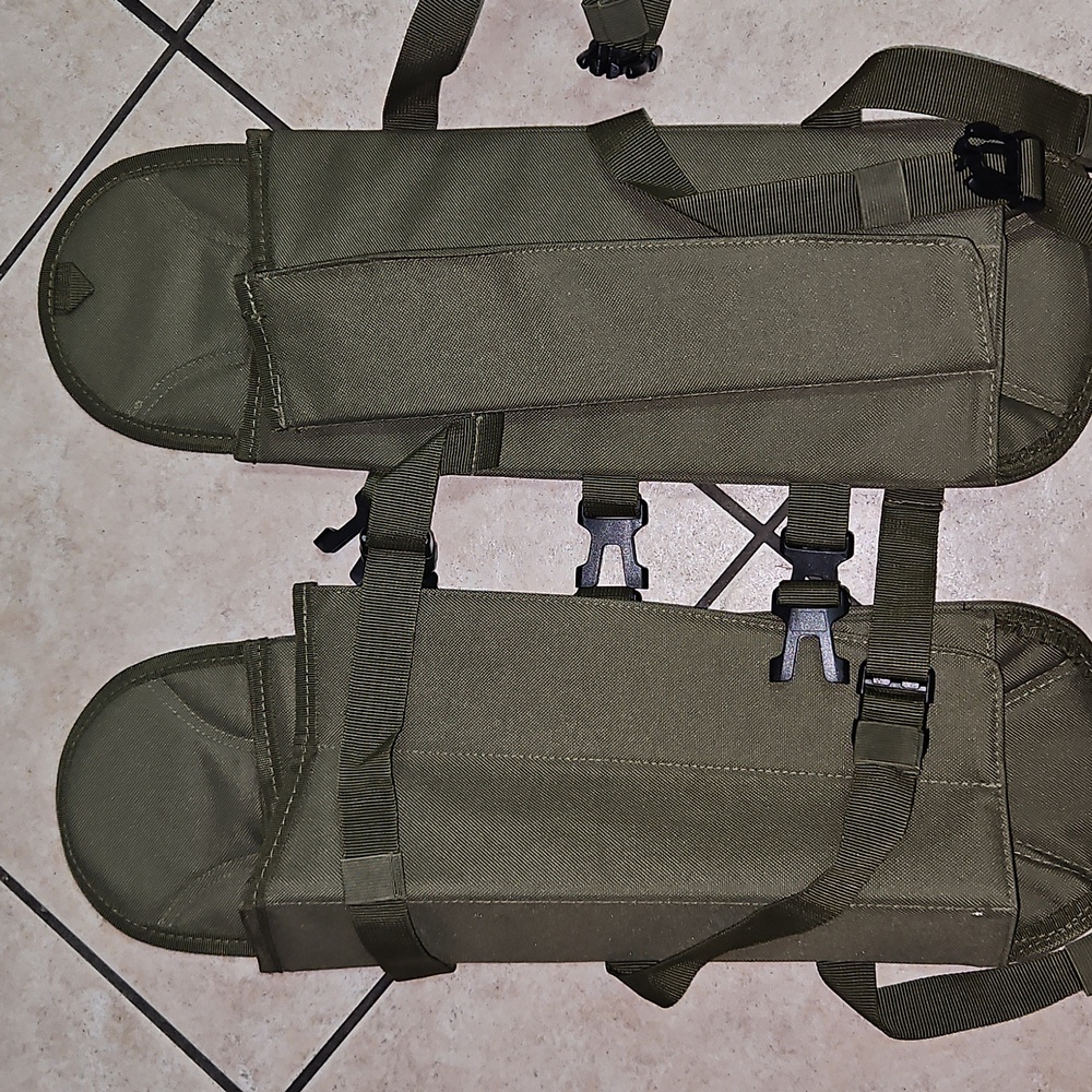 Knight & Hale- KH 197-2 Olive Green Snake Gaiters - Picture 4 of 9